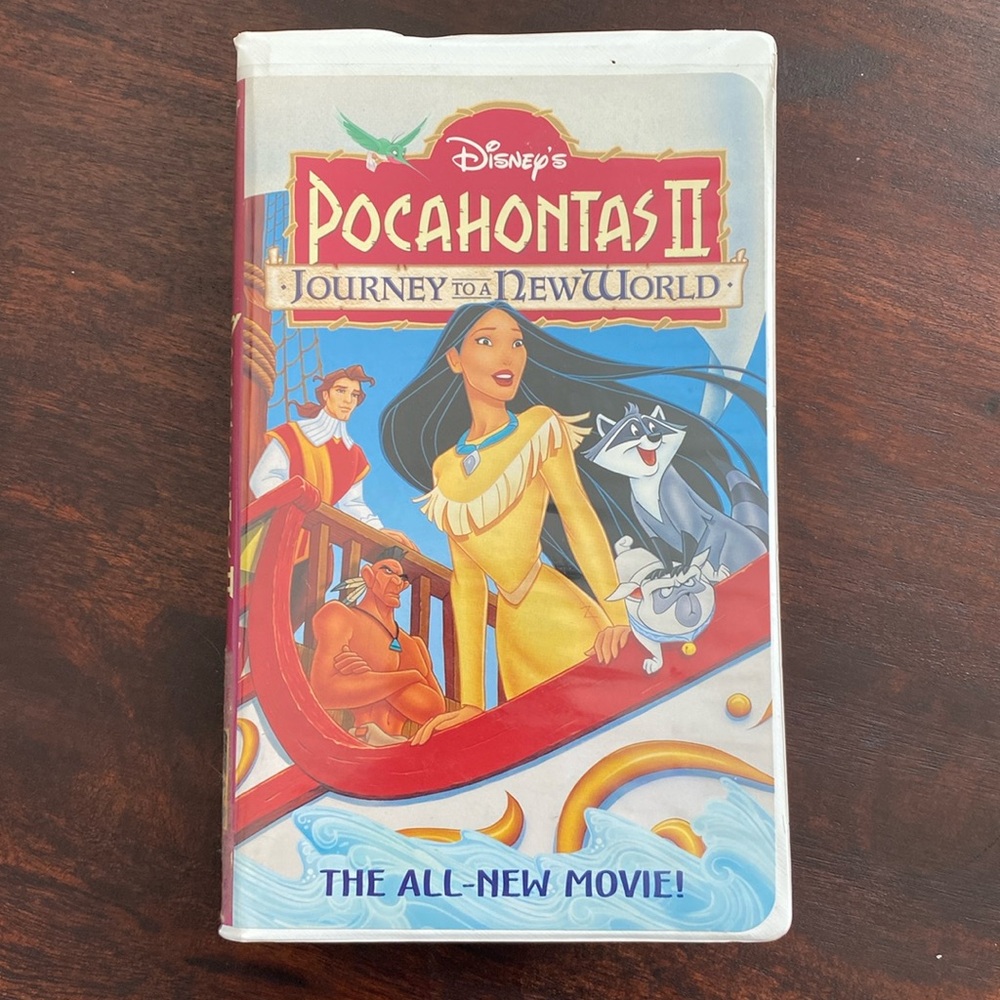 Disney Pocahontas II VHS Journey to a New World Vintage Clamshell